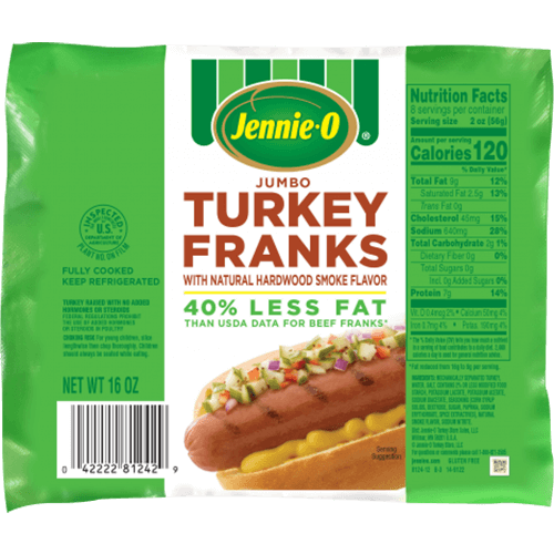 Sweet Smoky Turkey Franks Jennie O