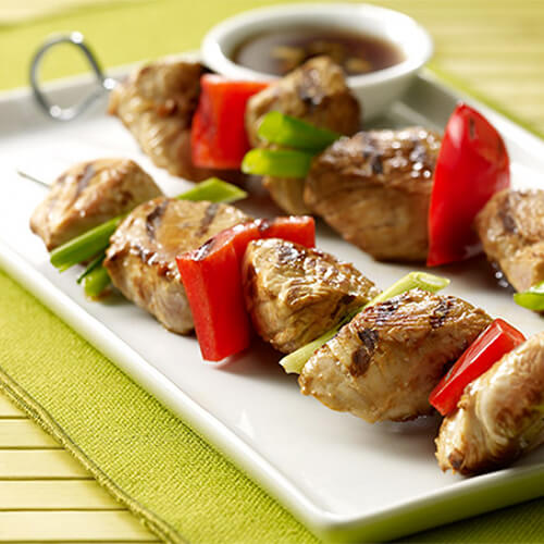 Asian Turkey Kabobs