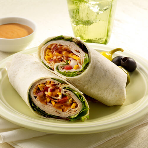 Easy Turkey Club Wrap