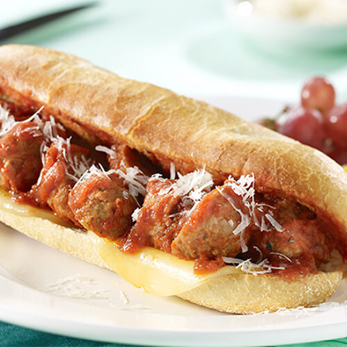 Easy Turkey Meatball Subs