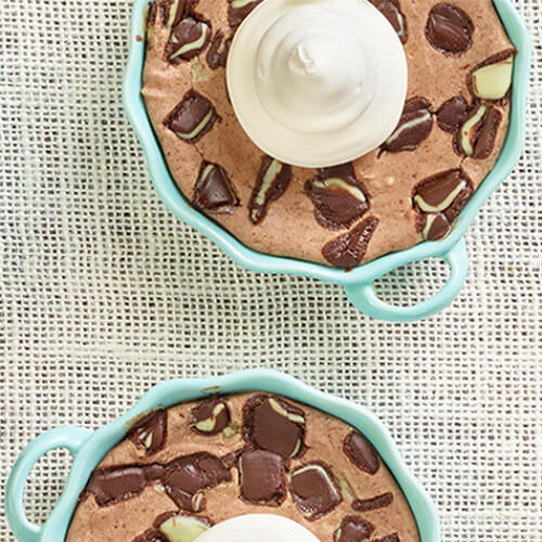 Mini Mint Chocolate Cheesecakes