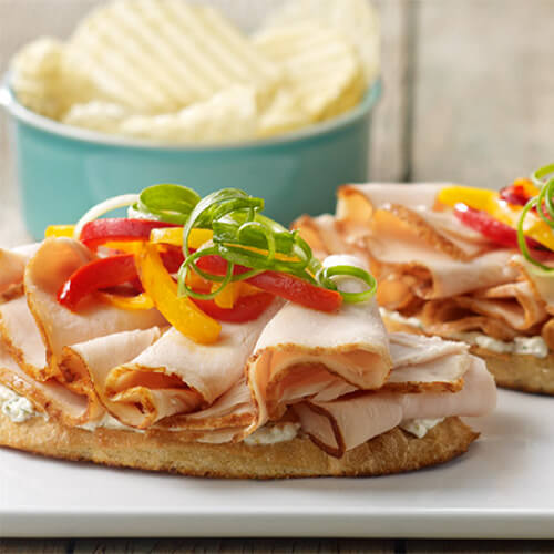 Open-Face Turkey Sandwich