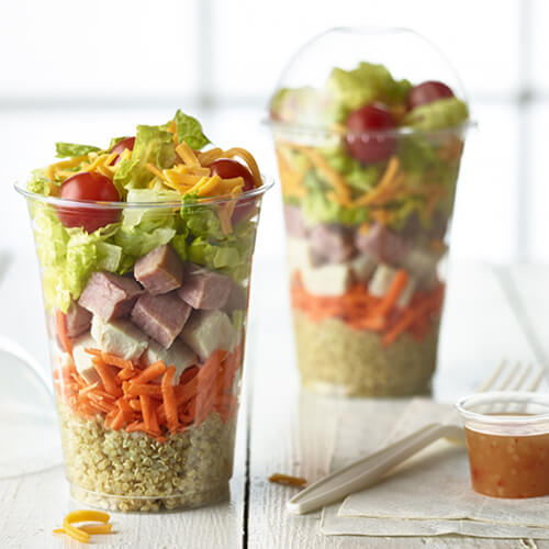 Quinoa Cobb Salad Shaker