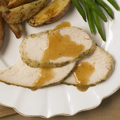 Roast Turkey with Herb Potatoes