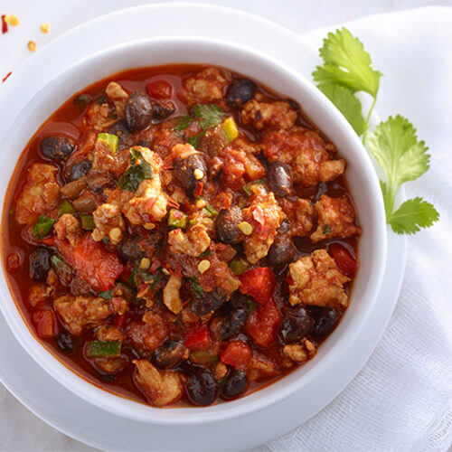 Turkey Chili with Fire Roasted Tomatoes