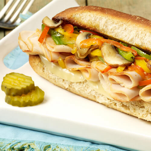 Turkey Philly Hoagie | JENNIE-O® Recipes