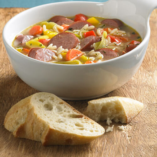 Fully Cooked Hardwood Smoked Turkey Kielbasa JENNIEO® Product