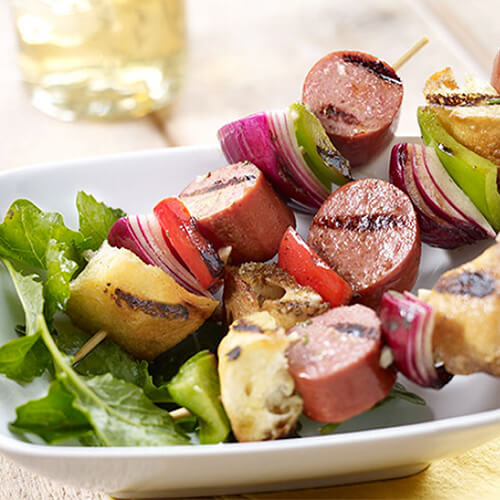 kielbasa kabobs