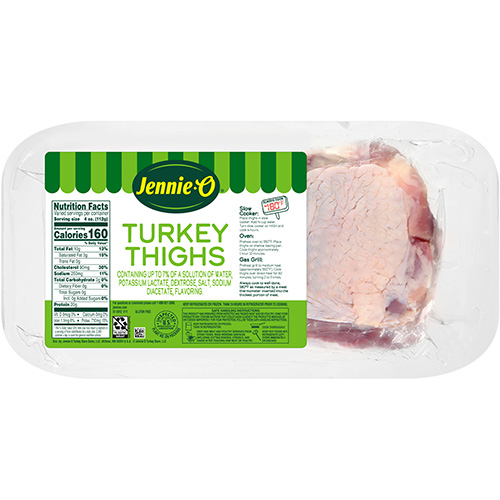 turkey thighs container