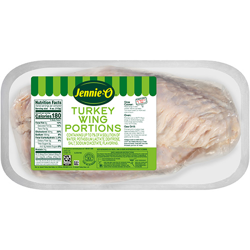 turkey wing portions container