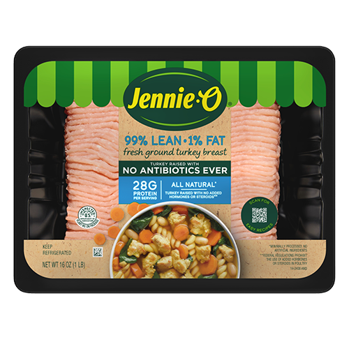 JENNIE-O® Extra Lean Ground Turkey Breast – Raised With No Antibiotics Ever