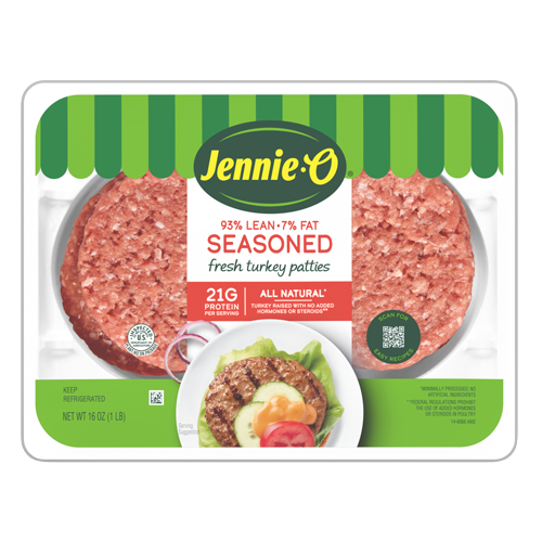 JENNIE-O® Lean Seasoned Turkey Burger Patties