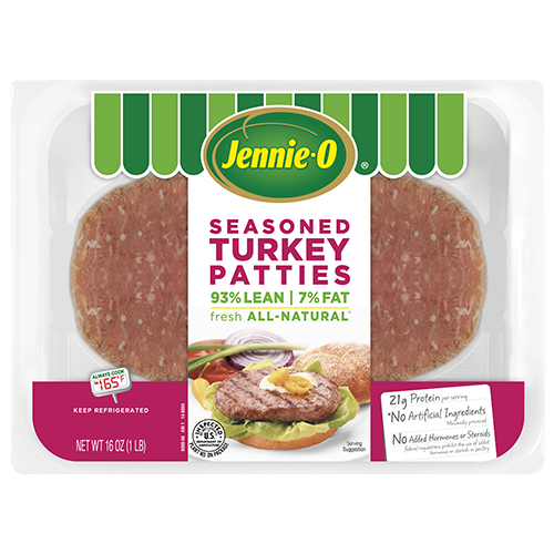 JENNIE-O® Lean Seasoned Turkey Burger Patties