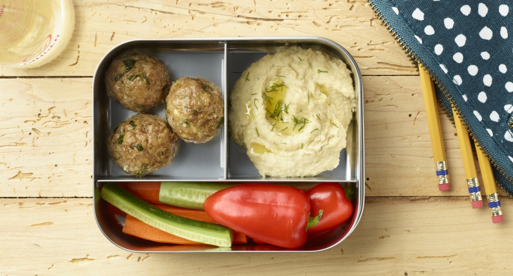 Mediterranean Meatball Bento Box