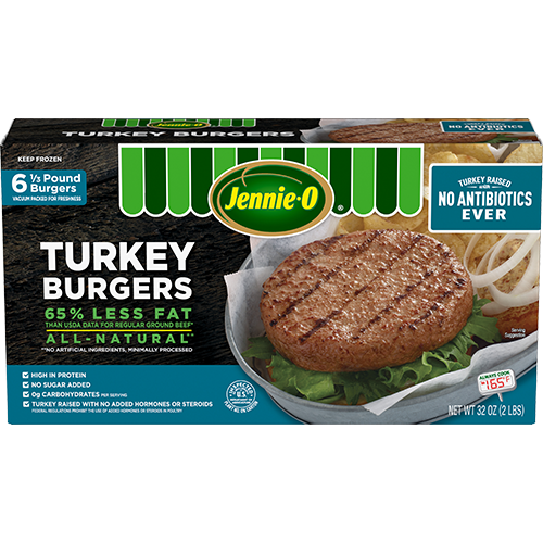1 3 LB Turkey Burgers JENNIE O Product