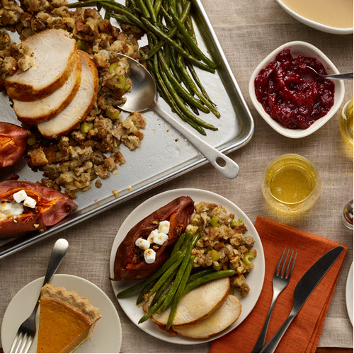 Jennie-O® Oven Ready™ Sheet-Pan Turkey Dinner