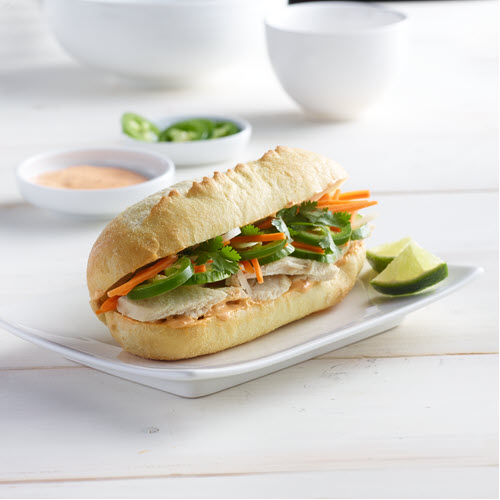 Leftover Turkey Banh Mi