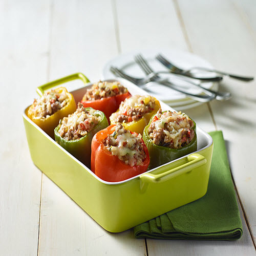 Jennieo italian seasoned stuffed bellpeppers