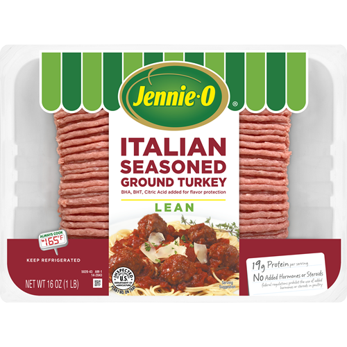 Jennieo lean italian seasoned ground turkey