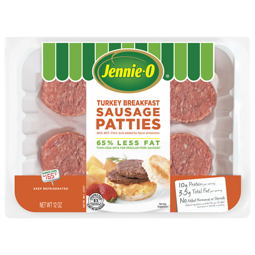 JENNIE-O® Lean Turkey Breakfast Sausage Patties