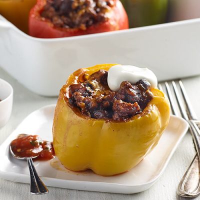 Jennieo simple stuffed peppers