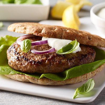 Jennieo lemon basil turkey burger