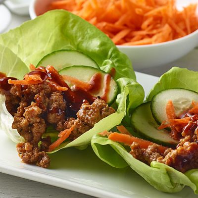 Jennieo gochujang lettuce wraps