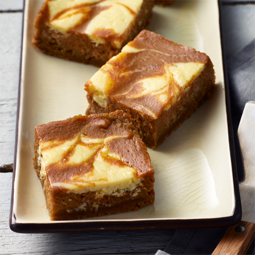 pumpkin swirl bars