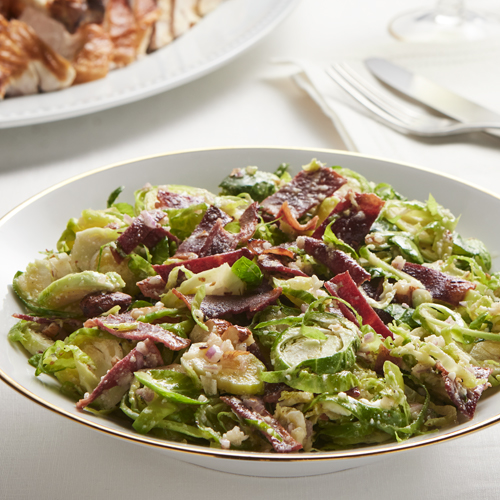 shaved brussels sprout salad