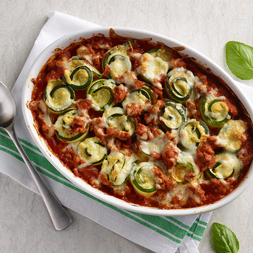 zucchini lasagna rolls